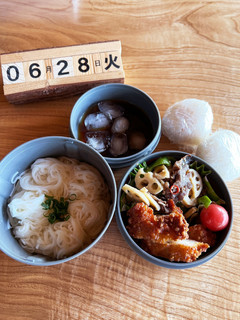 2022.6/28 中学生男子お弁当-レシピのメイン写真