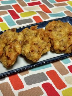 超簡単☆旨味堪能!納豆シーチキンかき揚げ-レシピのメイン写真