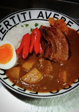 豚の角煮で牛すじカレー❨(@≧↺≦@)❩-レシピのメイン写真