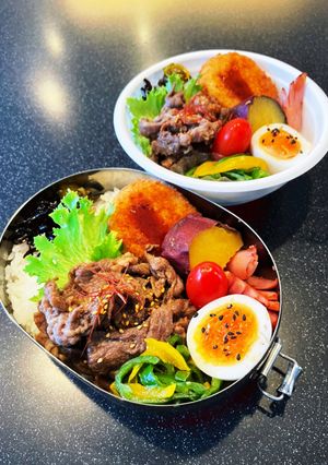 高校生弁当　焼肉　2022 6月28日-レシピのメイン写真