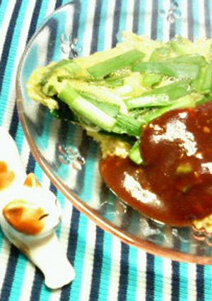 ✿焼き鳥屋さんの❀鶏ニラ✿玉子焼き-レシピのメイン写真
