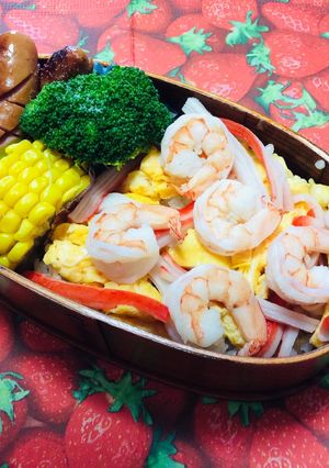 暑さをけチラシて、ちらし寿司弁当♡-レシピのメイン写真