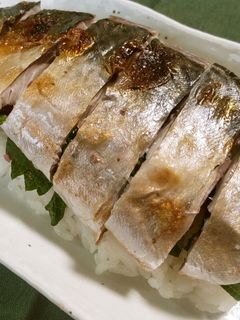 焼きサバの押し寿司風-レシピのメイン写真