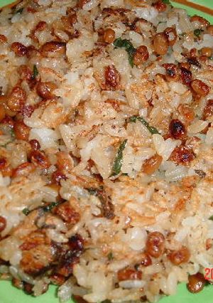 納豆飯のカリカリお焼き♪-レシピのメイン写真