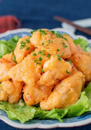 塩こうじで柔らか！鶏むね肉で鶏マヨ☆-レシピのメイン写真