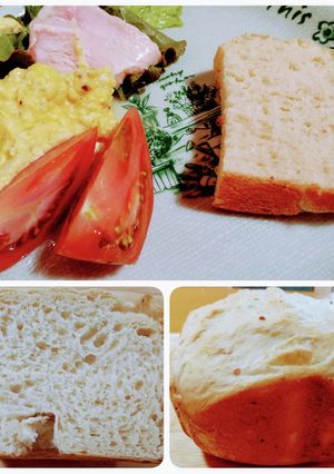 HBで作るベーコンチーズの食パン-レシピのメイン写真