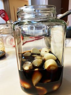 ニンニクのピリ辛ハチミツ醤油漬け-レシピのメイン写真