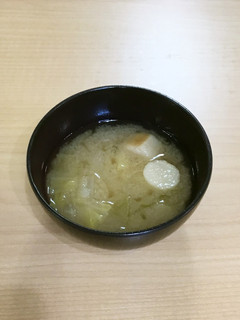 白菜と麩の味噌汁-レシピのメイン写真