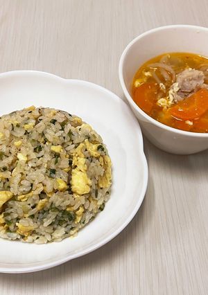15分でできる簡単炒飯セット(同時調理)-レシピのメイン写真