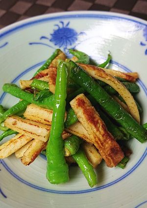 【野菜ソムリエ】伏見とうがらしカレー炒め-レシピのメイン写真