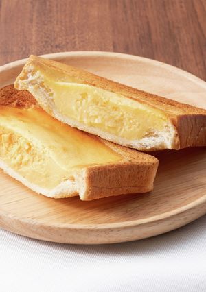 簡単!バスクチーズケーキ風トースト-レシピのメイン写真
