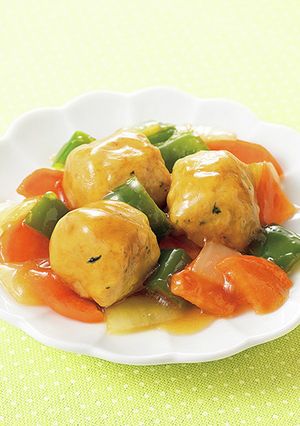 肉だんごの甘酢炒め-レシピのメイン写真