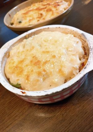 炊飯器とレンチンで！シーフードドリア-レシピのメイン写真