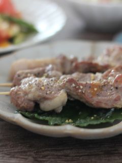 おうち居酒屋♪豚ガーリックの串焼き-レシピのメイン写真