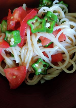 半田そうめんで和風冷製パスタ-レシピのメイン写真