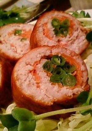鶏ささみの野菜ロール-レシピのメイン写真