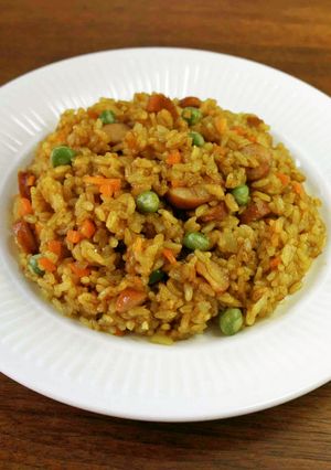 炊飯器でカレーピラフ-レシピのメイン写真
