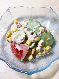 鮮やか✨夏野菜のマヨネーズサラダ-レシピのメイン写真