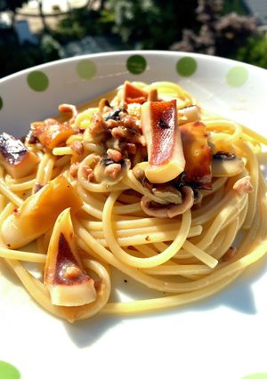 烏賊の塩辛パスタ-レシピのメイン写真
