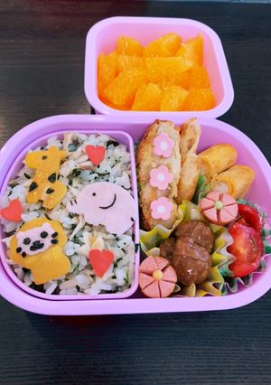 動物キャラ弁☆幼稚園用☆2歳-レシピのメイン写真