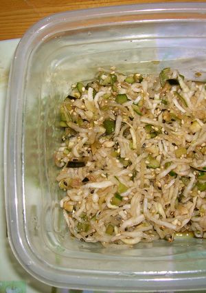 切り干し大根と「山形のだし」の和え物。-レシピのメイン写真