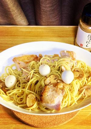 鶏もも肉のグリルパスタ-レシピのメイン写真