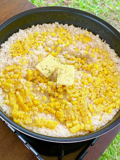 おこげがおいしい*コーンバターごはん-レシピのメイン写真