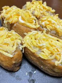 枝豆入りもち麦ご飯のおいなりさん♬-レシピのメイン写真