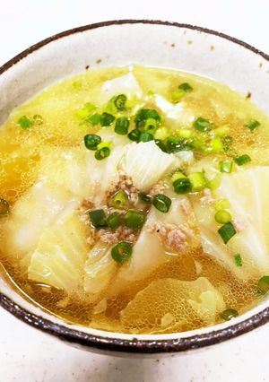ワンタンスープ！包まず、簡単適当〜-レシピのメイン写真