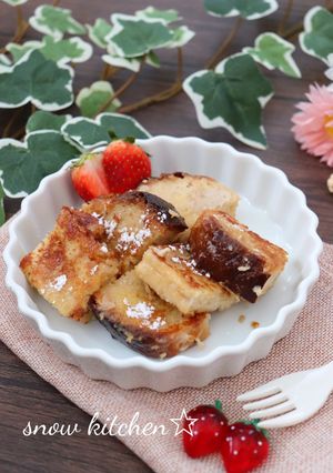 いちご豆乳フレンチトースト-レシピのメイン写真