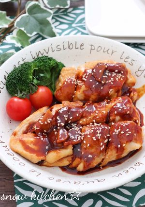 鶏胸肉のうま辛コチュジャンソース-レシピのメイン写真
