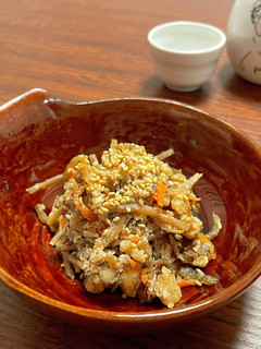 きんぴらごぼうのクリームチーズ和え-レシピのメイン写真
