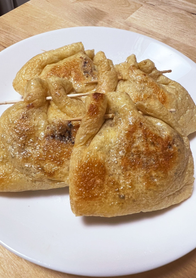 油揚げの納豆包み焼き☆ネギ味噌風味-レシピのメイン写真