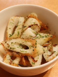 お弁当用☆ちくわ炒め青海苔バターチーズ-レシピのメイン写真
