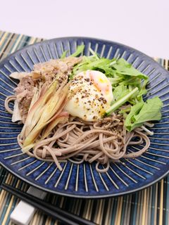 温玉豚ざるそば-レシピのメイン写真