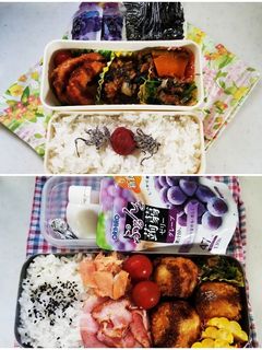 コロッケ&エビフライ弁当(6.29)-レシピのメイン写真