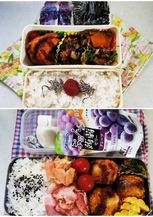 コロッケ&エビフライ弁当(6.29)-レシピのメイン写真
