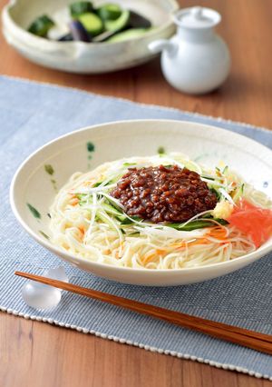 じゃじゃ風温麺(うーめん)-レシピのメイン写真