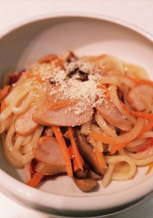 子ども向けトマトソースうどん-レシピのメイン写真