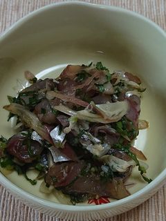 切って和えるだけ、アジの香味野菜和え-レシピのメイン写真