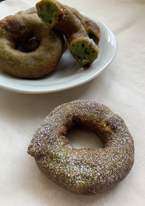 里芋と桑茶のカリモチどーなつ-レシピのメイン写真