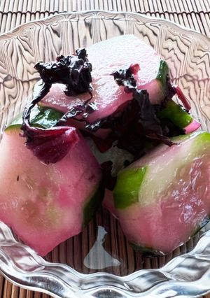 夏はコレ♡綺麗サッパリ♡胡瓜の赤紫蘇漬け-レシピのメイン写真