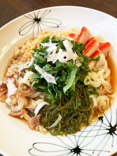 大葉と茗荷の冷やしうどん-レシピのメイン写真