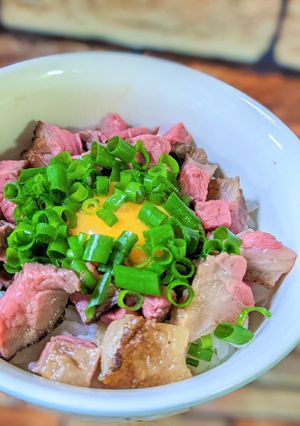 ローストビーフのまかない丼♪-レシピのメイン写真