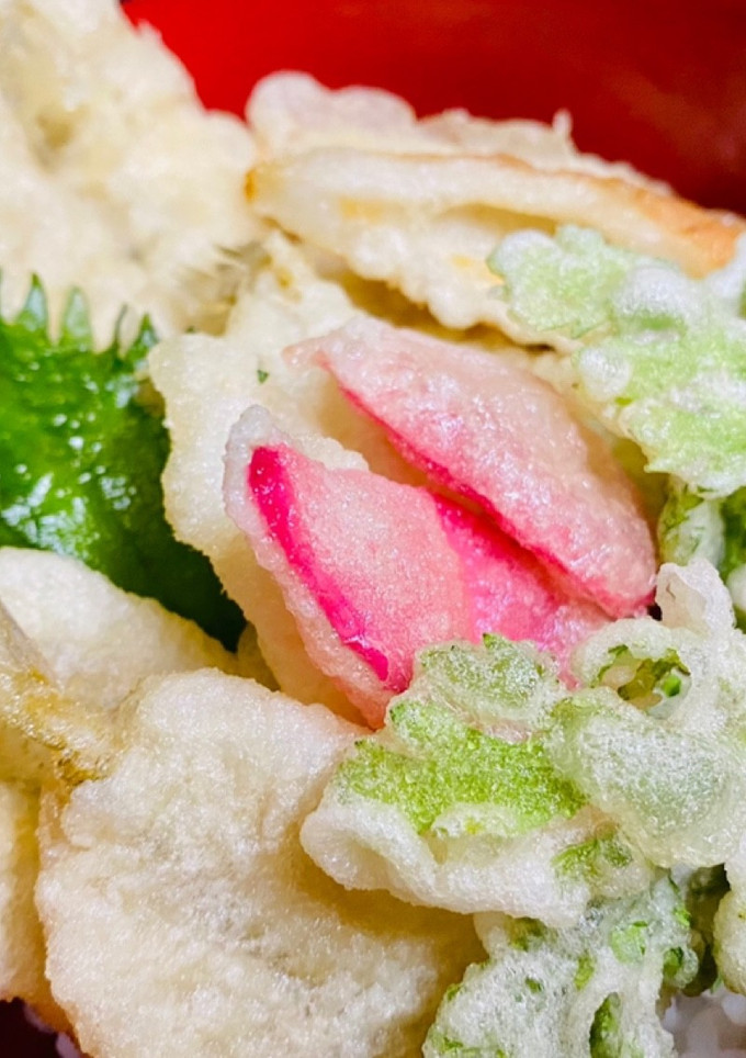 お魚天丼（鯵の簡単処理）-レシピのメイン写真