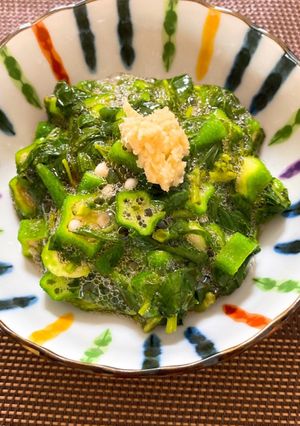 オクラとモロヘイヤの和え物-レシピのメイン写真
