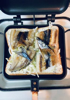 サンマの干物サンド-レシピのメイン写真