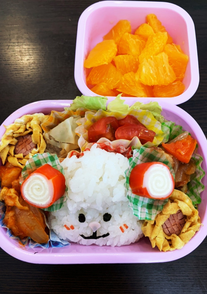 中華の羊キャラ弁☆幼稚園用☆2歳-レシピのメイン写真