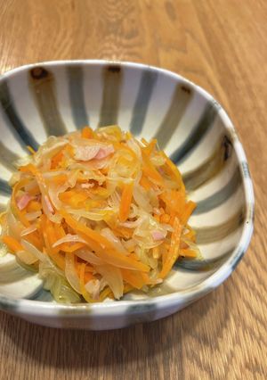 玉にんベーコン炒め-レシピのメイン写真