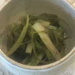 รูปของ 茎わかめとセロリの酢の物